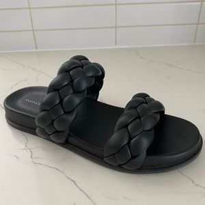 Banana Republic Braided Leather Sandals, Sz 7.5, New